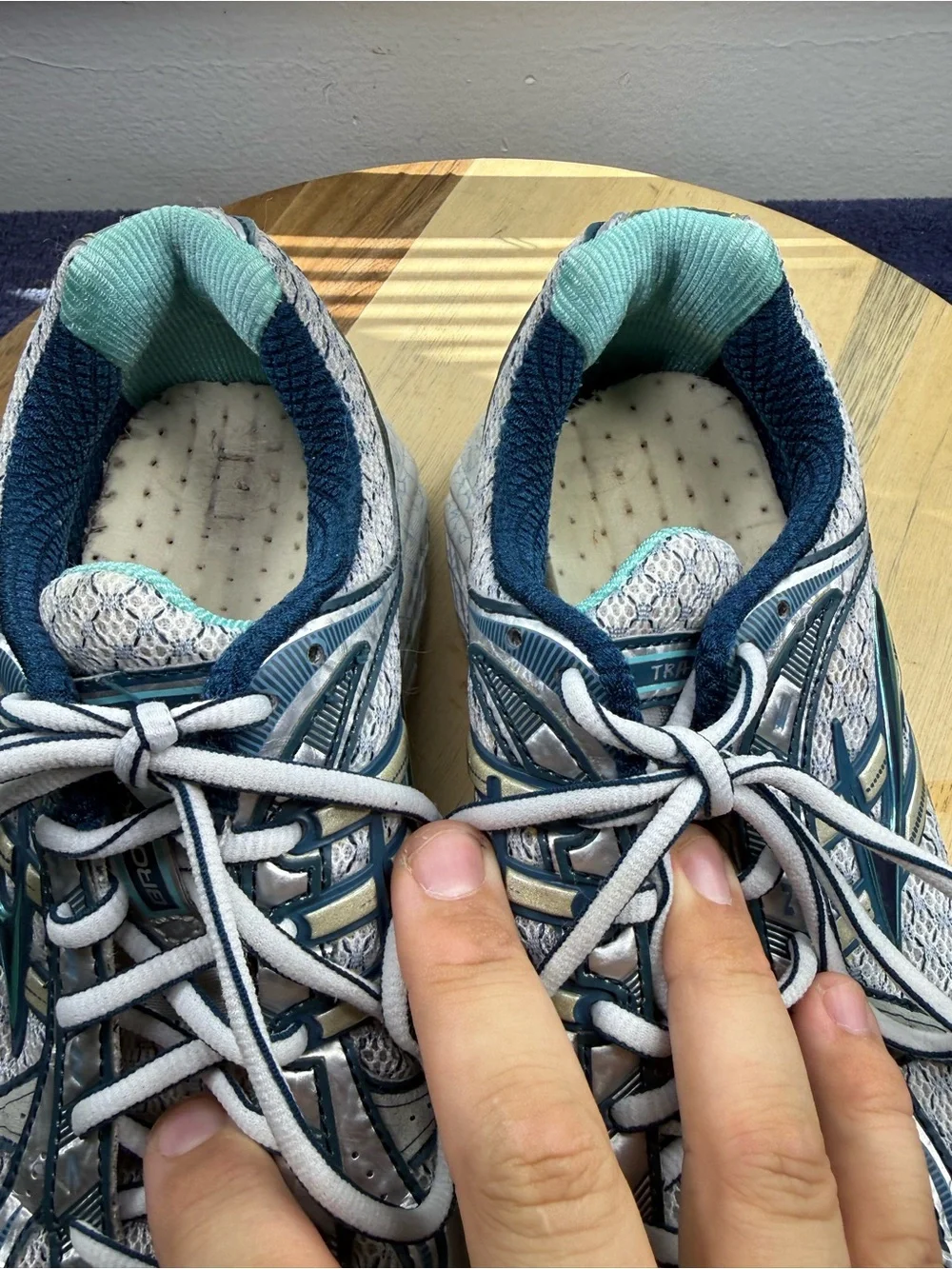 Brooks Women's trance 11 Gray Teal Athletic Running Shoes